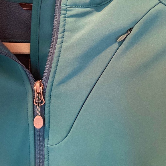 EUC Vintage L.L. Bean Forest Green Fleece-Lined Zip-up Jacket- M - Picture 4 of 11